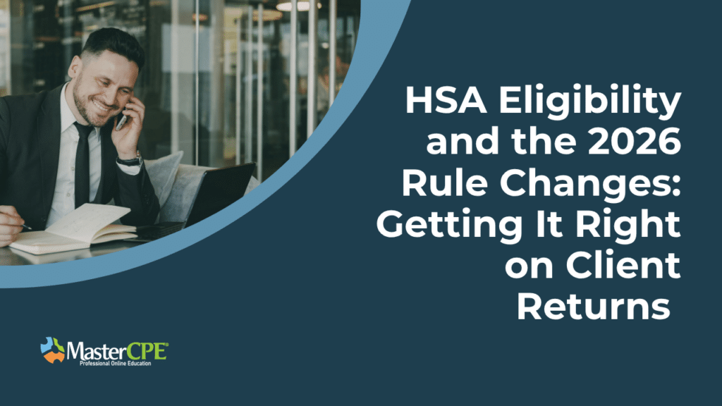 HSA Eligibility 2026 OBBBA: What CPAs Need to Know